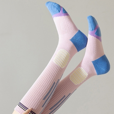 Skarpety sportowe kompresyjne, kobiety, mężczyźni, unisex, oddychające, wysokie skarpetki do biegania, jazdy na rowerze, piłki nożnej, turystyki, podróży
