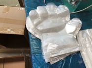 Jednorazowe jednorazowe rękawiczki z tworzywa sztucznego / rękawiczki z polietylenu, gładkie, tłoczone