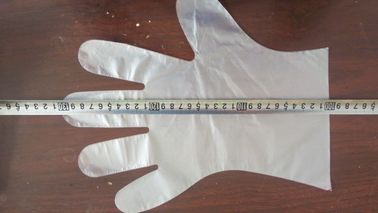 Jednorazowe rękawiczki z przezroczystego tworzywa HDPE Bezpieczne dla żywności Wodoodporne o gładkiej powierzchni