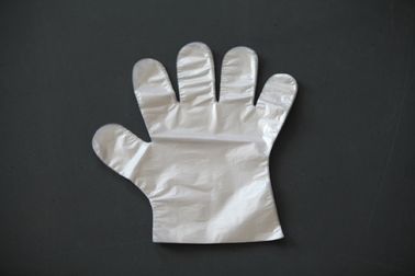 Jednorazowe rękawiczki z przezroczystego tworzywa HDPE Bezpieczne dla żywności Wodoodporne o gładkiej powierzchni