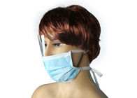 Higieniczna ochronna jednorazowa 3-warstwowa maska ​​na twarz z przezroczystą osłoną oczu