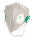 Maska z respiratorem FFP2 z węglem aktywowanym 4-warstwowa szary kolor niestymulujący