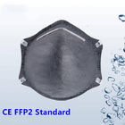 Jednorazowy respirator z filtrem węglowym FFP2, 4-warstwowa jednorazowa maska ​​przeciwpyłowa