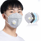 N95 Pionowa składana maska ​​Kolorowa maska ​​przeciwpyłowa FFP2 z ochroną warstwy 4 zaworu