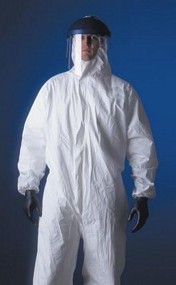 Jednorazowy kombinezon 2XL 63 g / m2 z osłoną na buty