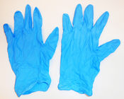 Niebieskie jednorazowe rękawice nitrylowe do badań, bezpudrowe, 12 cali do użytku medycznego