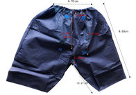 Jednorazowe fartuchy medyczne z włókniny 45 g Ciemnoniebieskie jednorazowe spodnie do kolonoskopii
