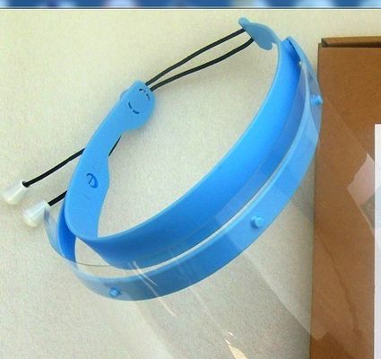 Przezroczysty medyczny wizjer ochronny Ultralight PET dwustronnie przeciwmgielny