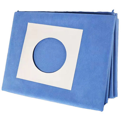 SMS Blue Surgical Sterylny pakiet okulistyczny 55x35cm z podwójnym workiem zbiorczym