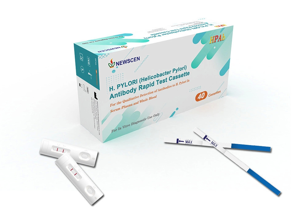 5 minut Home 100ul Zestawy testów diagnostycznych plazmy H Pylori Zatwierdzony przez FDA CE