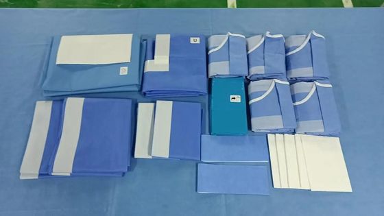 Oem Odm Surgery Pack Błękitny Zielony Biały Zestaw Instrumentów Medycznych Chirurgicznych dla Szpitali i Pracowników Zdrowia